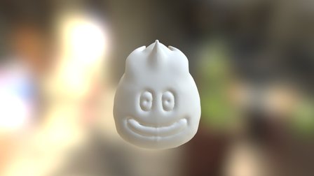 Horned Slime Happy 3D Model