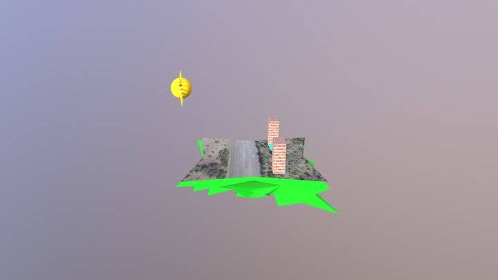 City Life And The Roads (First Time Doing This) 3D Model