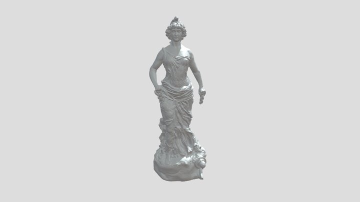 Libertad - Lola Mora 3D Model