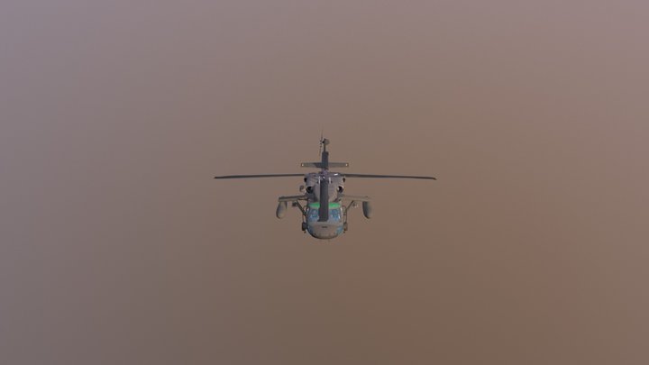 UH60 Black Hawk 3D Model