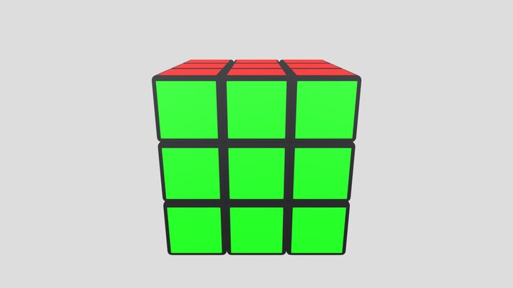 Cubo_rubik3x3 3D Model