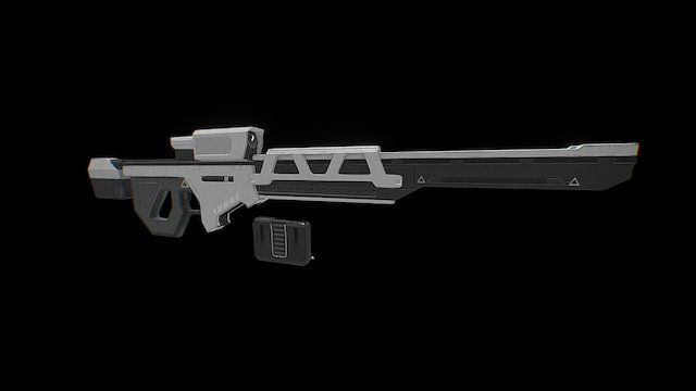 A B Y S S: Sniper Rifle 3D Model