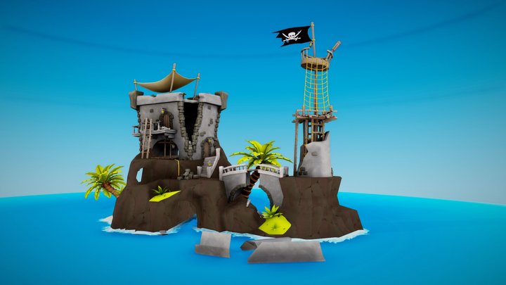 Pirate Island: The crossroads 3D Model