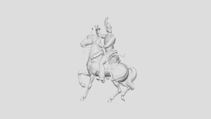 Private of the Astrakhan Cuirassier Regiment – Kostenloses 3D-Modell STL