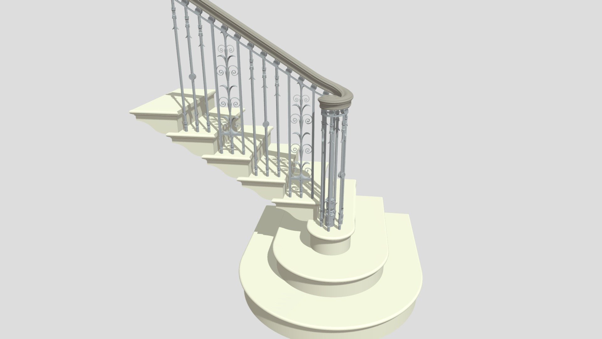 A7506 MAIN STAIR VOLUTE DETAIL 3D model by Giles Taylor (GTaylor