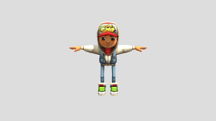 Subway surfers - Jake 2012 3D Model