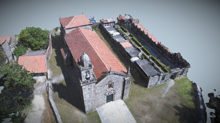 Santo André de Xeve. Pontevedra 3D Model