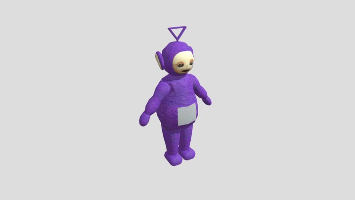 Tinky Winky (Classic) *REVAMPED* 3D Model