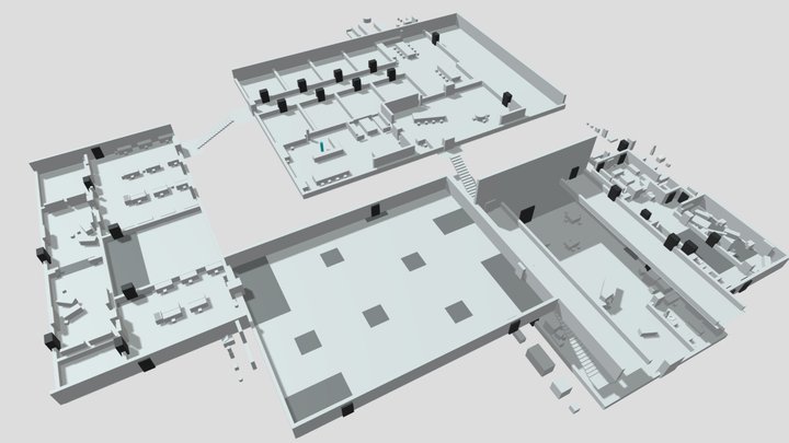 3D Level Mock Up 3D Model
