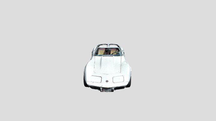 1976 C3 Corvette 3D Model