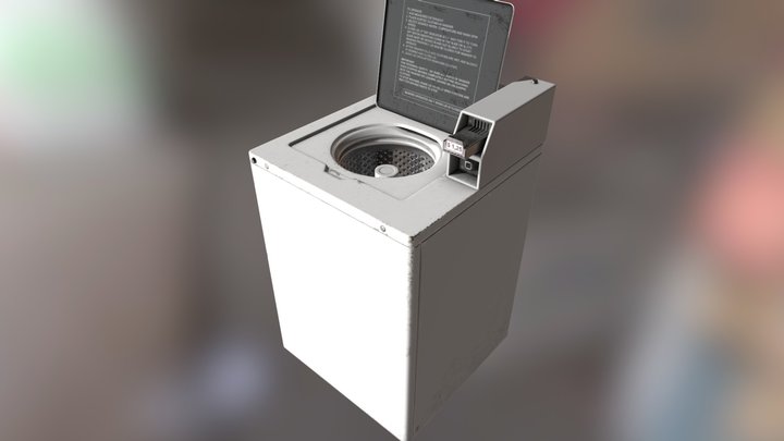 Clothes Washer 3D Model