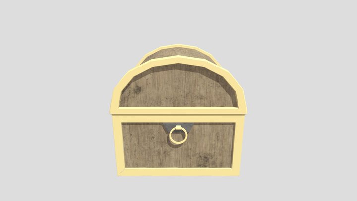Chest Textured 3D Model