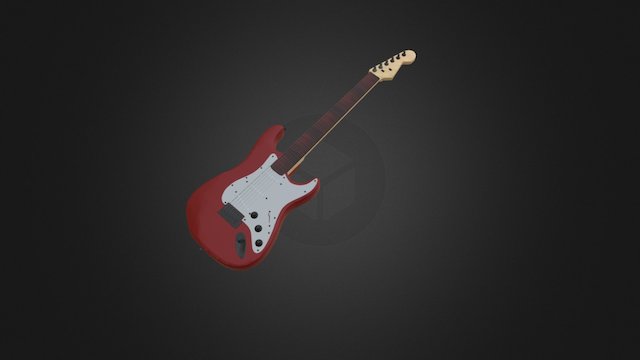 Guitar 3D Model