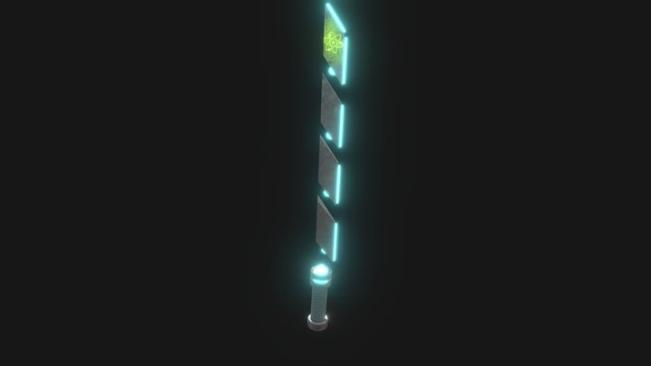 Sci Fi Sword 3D Model
