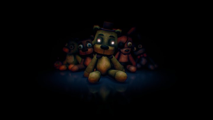 FNaF 4 - "We Are Still Your Friends" 3D Scene 3D Model