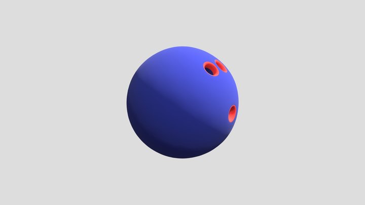 Bowling Ball 3D Model