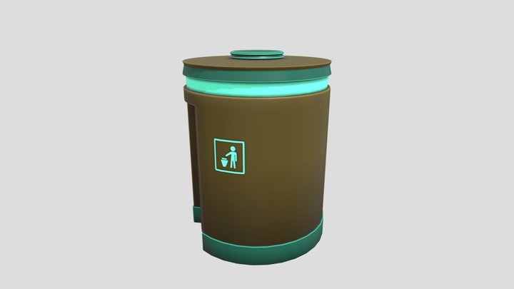 Sci Fi Trash Bin – Modello 3D gratuito STL