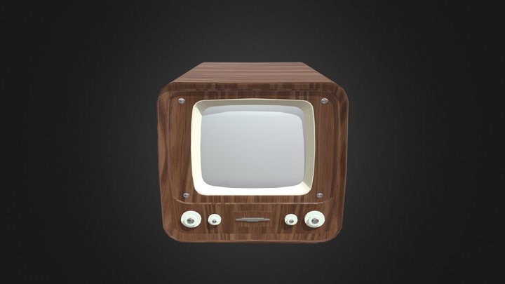 Old television 3D Model