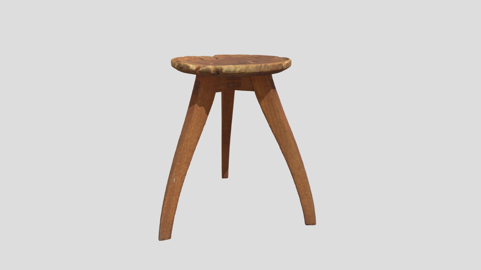 Handmade wooden chair