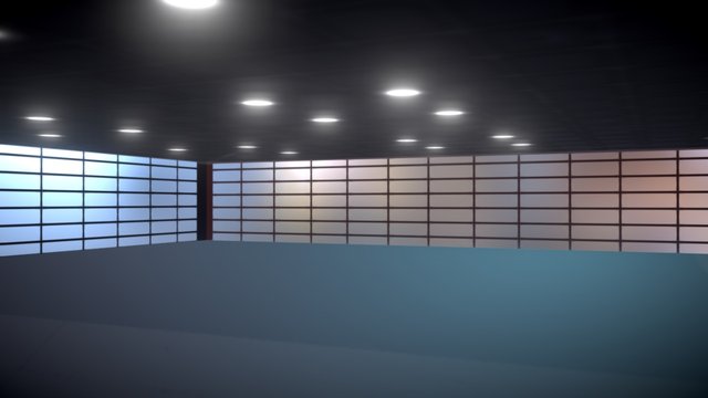 Messehalle_V1 3D Model