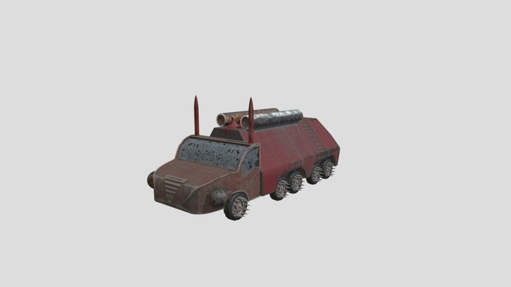 Scrapyard Future Vehicle 3D Model