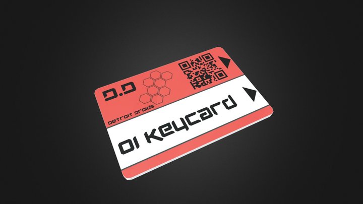Keycard Model 3D Model