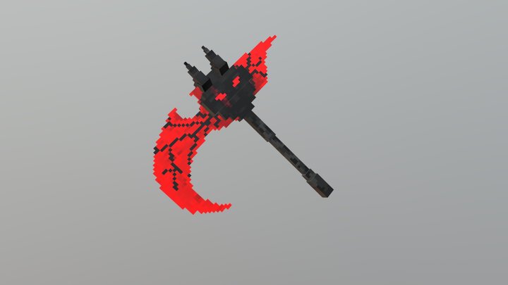 Minecraft-scythe 3D models - Sketchfab