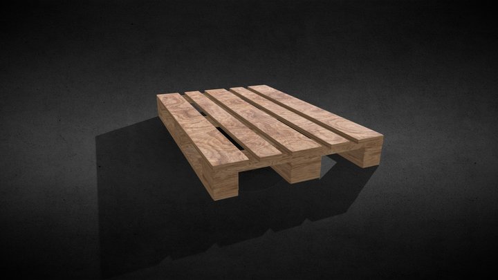 Game Ready HD Pallet // Bancale HD 3D Model