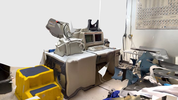 1990s Scanning Electron Microscope 3D Model