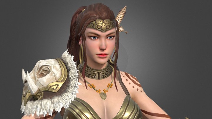 Game character production 3D Model