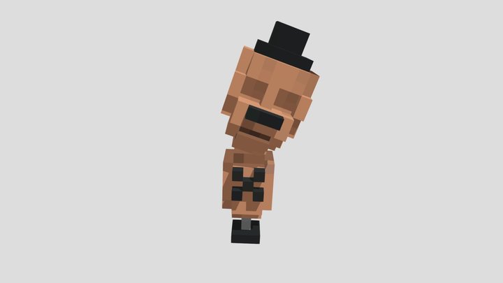 A Freddy Stand From FNAF3 MC 3D Model