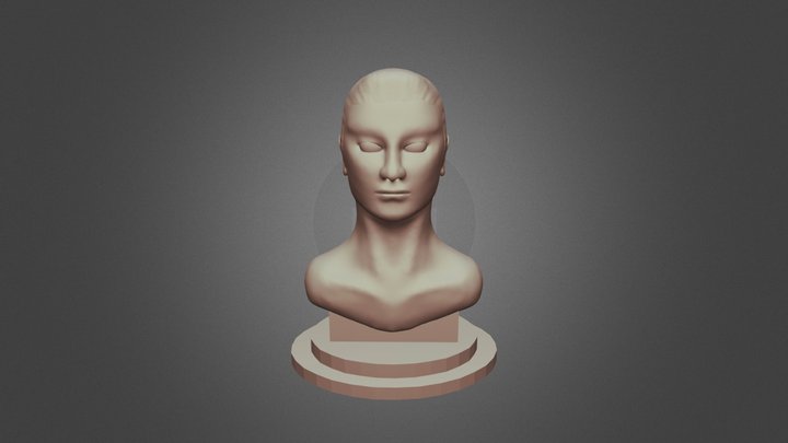 My first Bust 3D Model