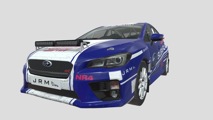 Subaru_wrx_sti_ Rally_nr4_ 3D Model
