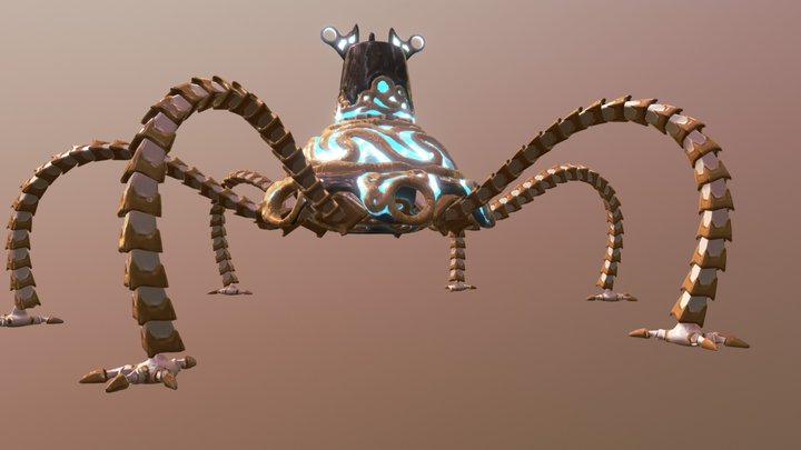 Guardian Fan Art - Zelda Breath of the Wild 3D Model