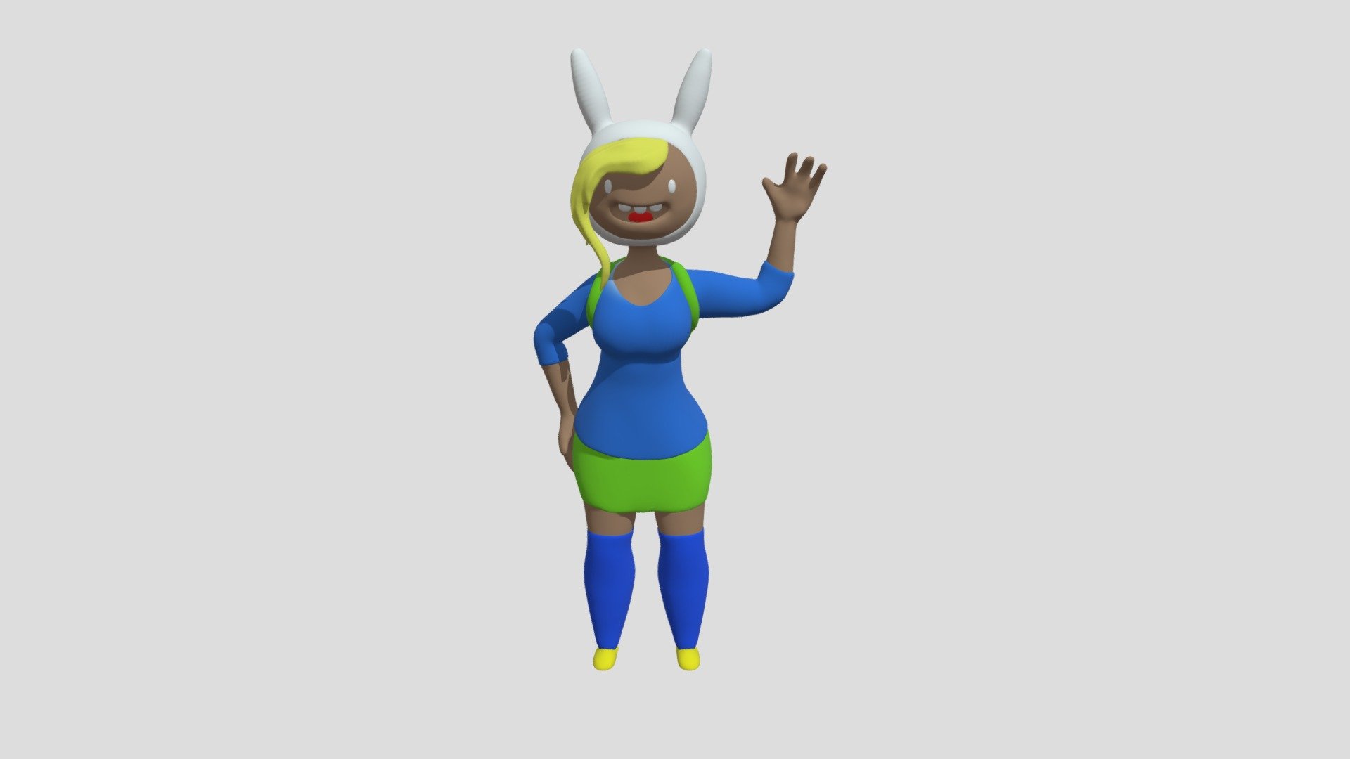 FIONA (HORA DE AVENTURA) - 3D model by contatoinfiniteagencia [8aa1cce] -  Sketchfab