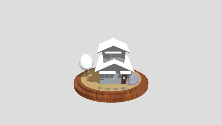 Rumah Indonesia 3D Model