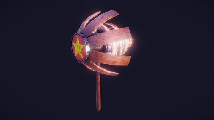 King Dedede's Hammer 3D Model
