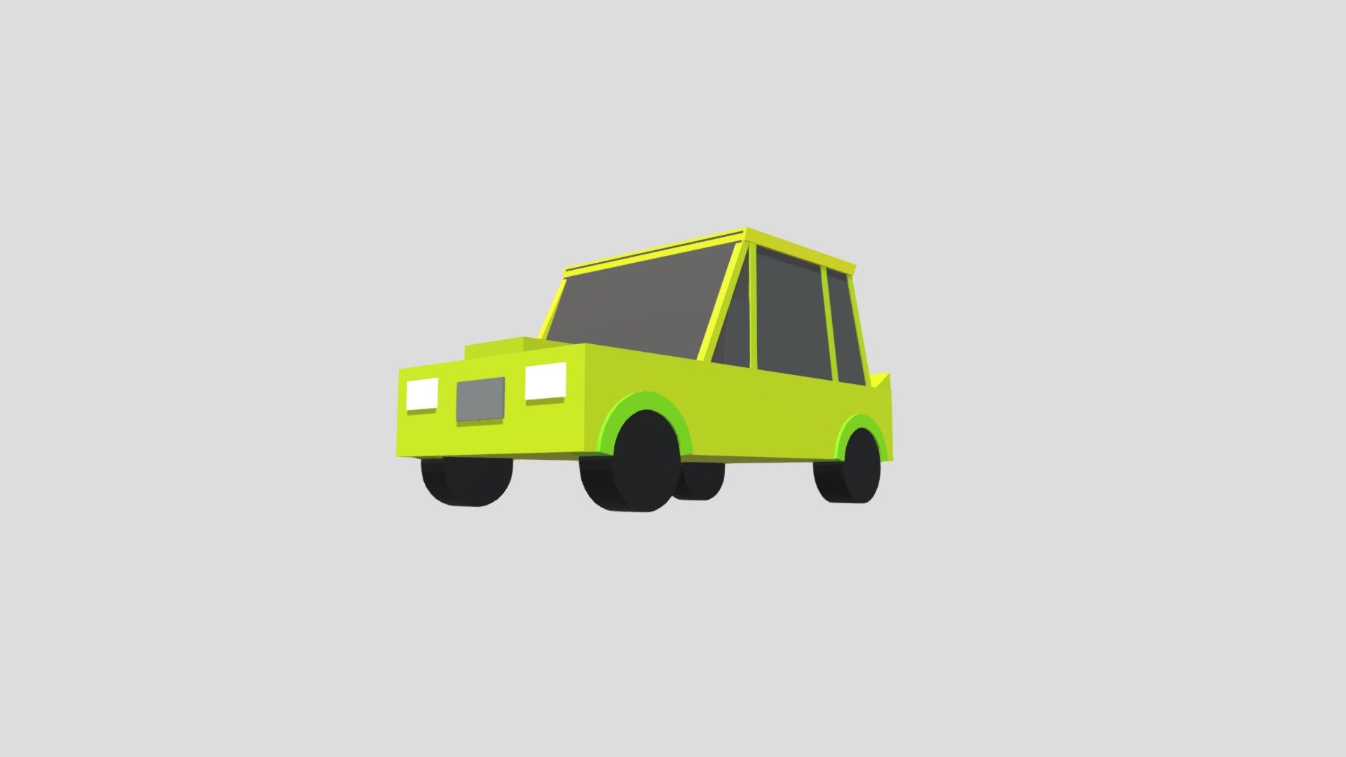 low poly car - 3D model by blender_boy [78e8e87] - Sketchfab