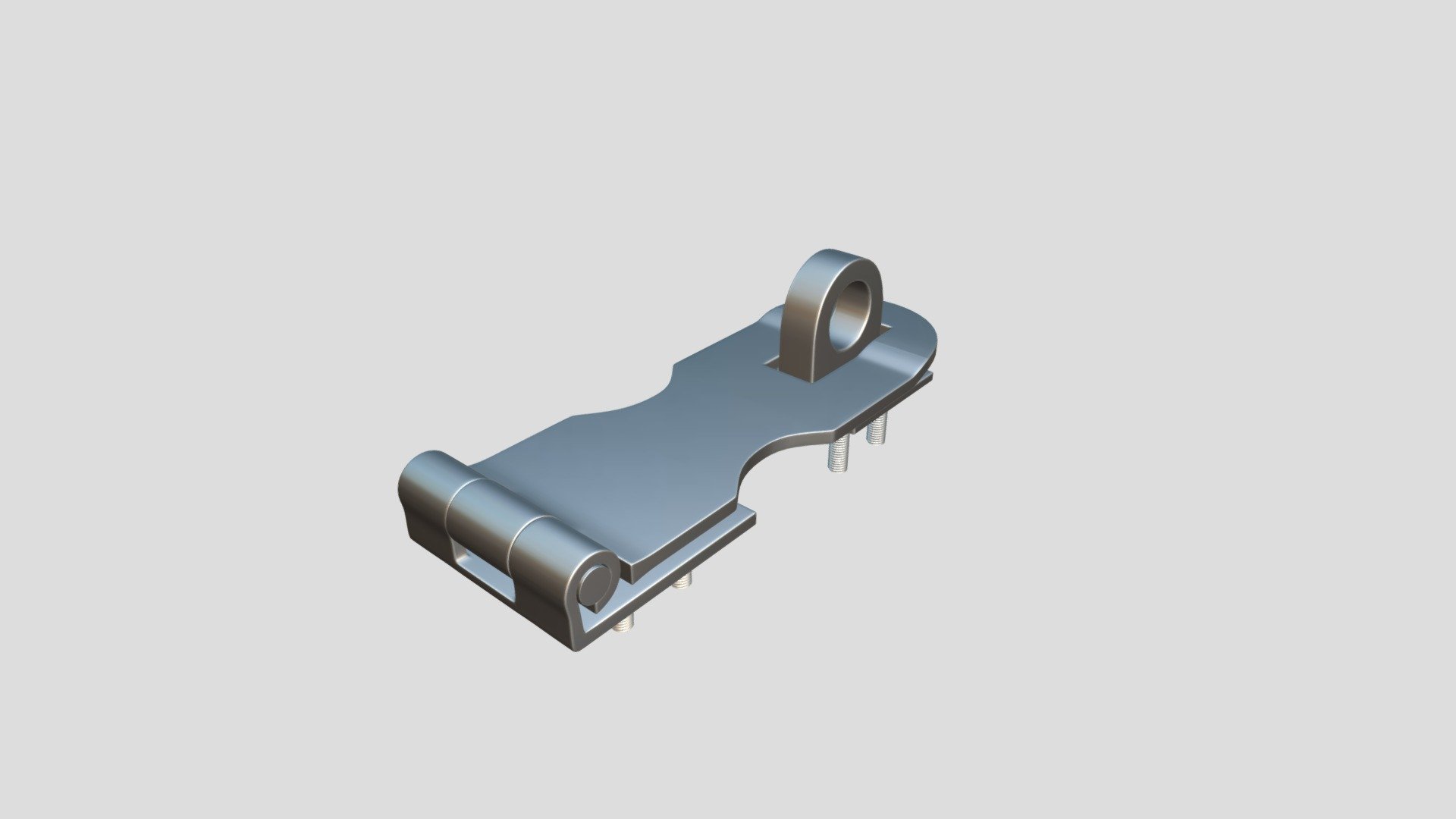 Hasp and Staple Download Free 3D model by Kampamba (kaykampamba