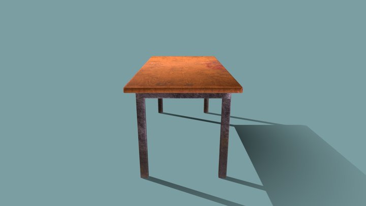 Bloody table 3D Model