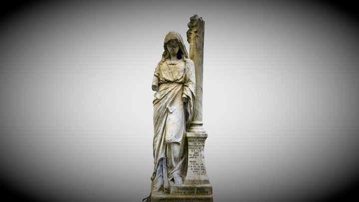 White Lady - Southern Necropolis Glasgow 3D Model