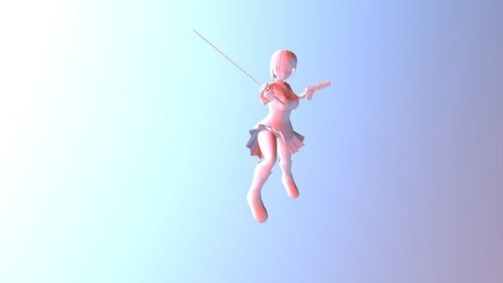 Mei V2 Att Sword 3D Model
