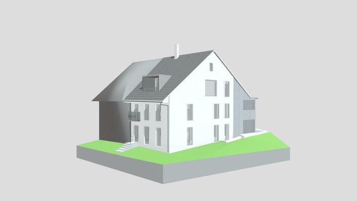 ohne Balkon 3D Model