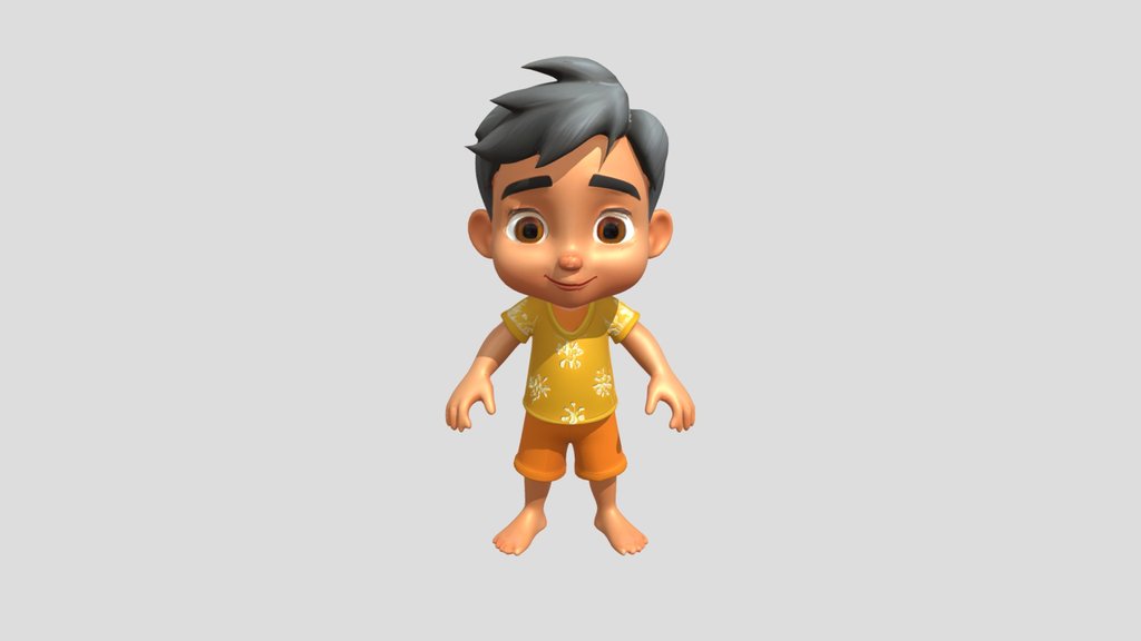 Chibi Indian child
