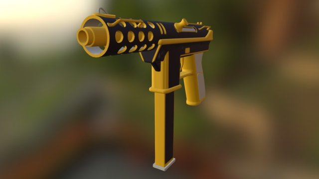 Tec 9 VIP 3D Model