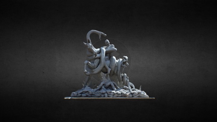 Venice statue 3D Model