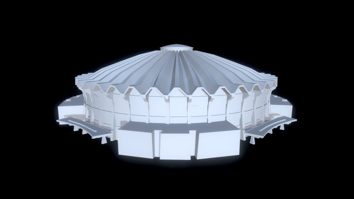 WVU Coliseum 3D Model