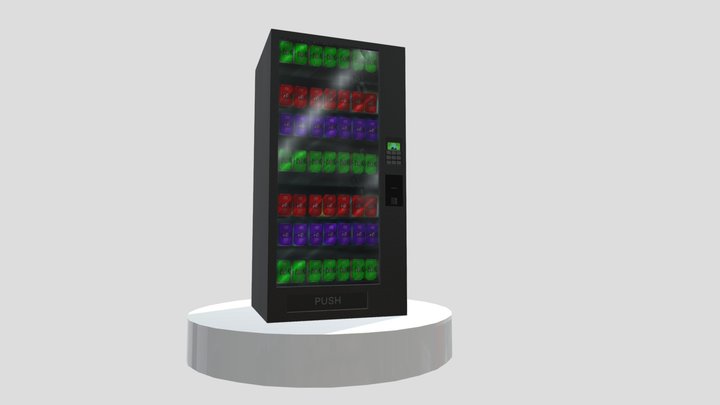 BOKE Vending Machine 3D Model