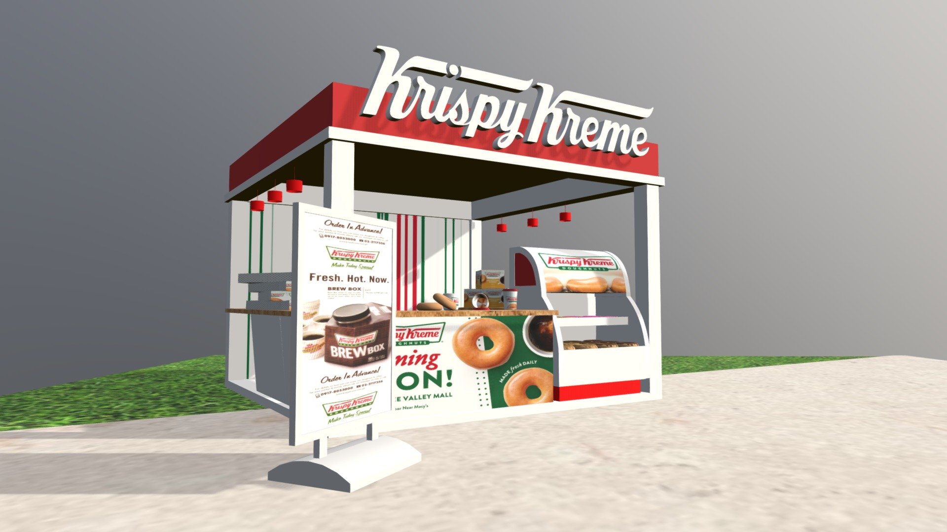 Krispy Kreme Island — Sketchfab embed 3D viewer
