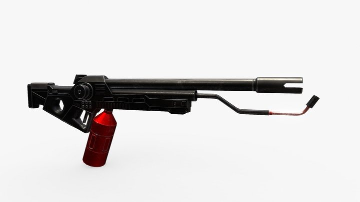 Flame Thrower – Modello 3D gratuito STL
